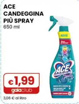 Gala Supermercati Ace candeggina più spray offerta