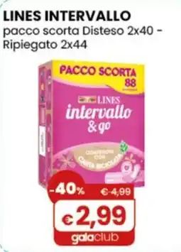 Gala Supermercati Lines intervallo & go offerta