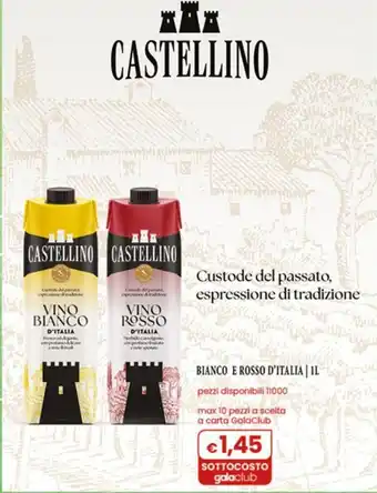 Castellino Vino Bianco e Rosso d'Italia