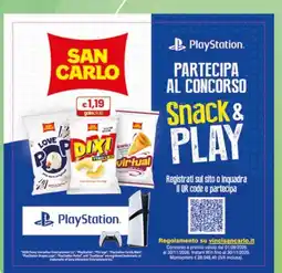 Gala Supermercati San Carlo snack offerta