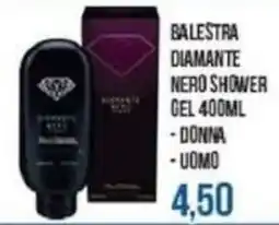 Beauty Si Balestra diamante nero shower gel offerta