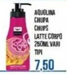 Beauty Si Aqualina chupa chups latte corpo offerta