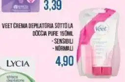 Beauty Si Veet crema depilatoria sotto la doccia pure offerta