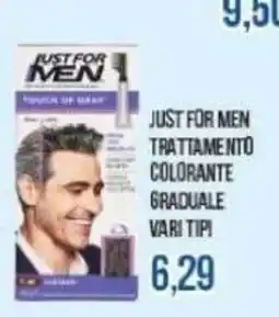 Beauty Si Just for Men trattamento colorante graduale offerta