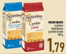 Ciro Amodio Mulino Bianco crackers salati/ senza granelli di sale offerta