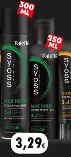 GeD Shopping Palette Syoss Max Hold offerta