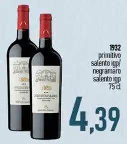 Ciro Amodio 1932 primitivo salento igp / negramaro salento igp offerta
