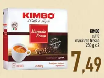 Kimbo caffè macinato fresco