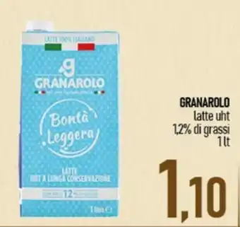 Granarolo latte uht 1,2% di grassi