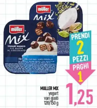 Müller Mix yogurt vari gusti