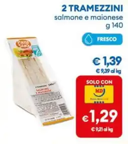 MD Discount Tramezzini salmone e maionese offerta