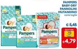 MD Discount Pampers Baby-dry Mutandino offerta
