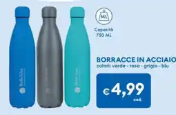MD Discount Borracce in acciaio Bella Vita offerta