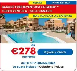 MD Discount Bakour Fuerteventura La Pared*** offerta