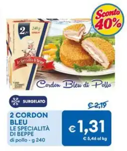 MD Discount Cordon Bleu di Pollo Le Specialità di Beppe offerta