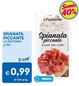 MD Discount Spianata piccante La Fattoria offerta