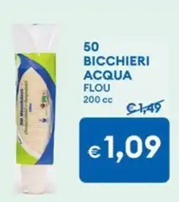 MD Discount Bicchieri acqua flou offerta