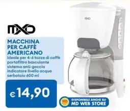MD Discount Macchina per caffè americano MXD offerta