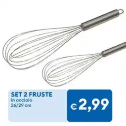MD Discount Set 2 fruste in acciaio offerta
