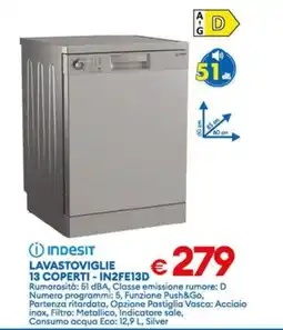 MD Discount Indesit lavastoviglie 13 coperti offerta