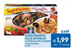 MD Discount Sugo Pronto allo Scoglio con pomodoro offerta