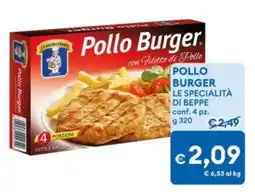 MD Discount Pollo Burger Le specialità di Beppe offerta
