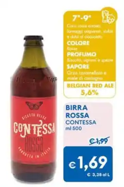 MD Discount Birra Rossa Contessa offerta