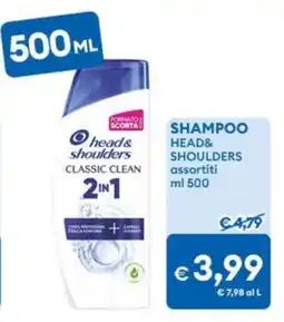 MD Discount Shampoo head&shoulders classic clean 2in1 offerta
