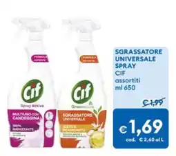 MD Discount Sgrassatore universale spray Cif offerta