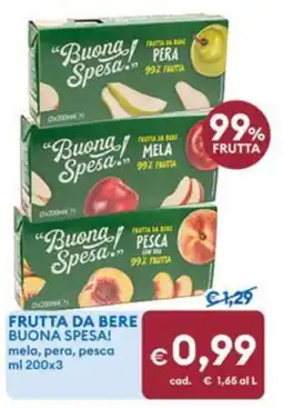 MD Discount Buona Spesa frutta da bere offerta