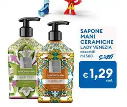 MD Discount Sapone mani ceramiche lady venezia offerta