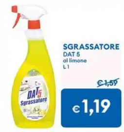 MD Discount DAT 5 Sgrassatore offerta