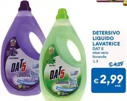 MD Discount Detersivo liquido lavatrice DAT 5 offerta