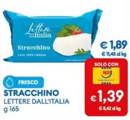 MD Discount Stracchino Lettere dall'Italia offerta