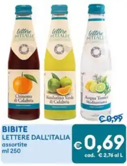 MD Discount Bibite Lettere dall'Italia assortite offerta