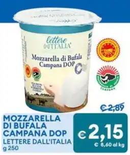 MD Discount Mozzarella di Bufala Campana DOP Lettere dall'Italia offerta