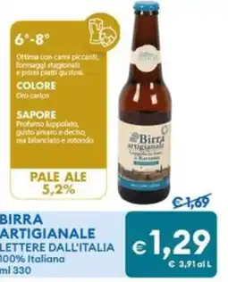 MD Discount Birra artigianale lettere dall'italia offerta