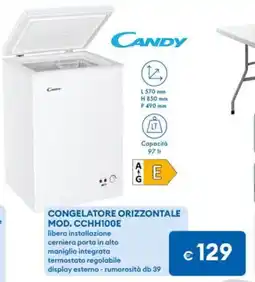 MD Discount Congelatore orizzontale Candy offerta