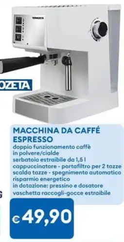 MD Discount Macchina da caffè espresso Thermozeta offerta