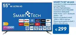 MD Discount Smart TV 55" 4K UHD offerta