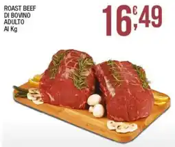 Sidis Roast beef di bovino adulto offerta