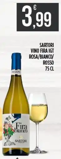 Supermercato Pollio Sartori vino fira igt rosa/bianco/rosso offerta