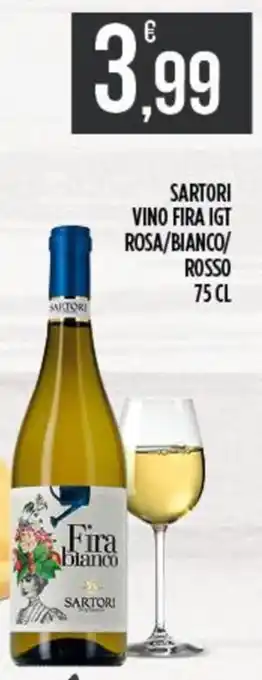Sartori vino fira igt rosa/bianco/rosso