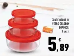 Conad Superstore Contenitore in vetro Geobox Bormioli offerta