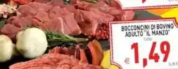 Pim Supermercati Bocconcini di bovino adulto il manzo offerta