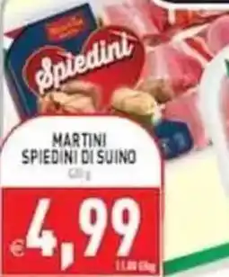 Pim Supermercati Martini spiedini di suino offerta