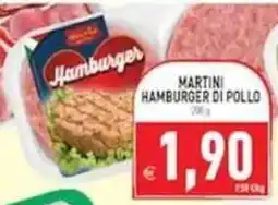 Pim Supermercati Martini hamburger di pollo offerta