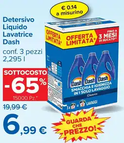 Carrefour Dash Detersivo Liquido Lavatrice offerta