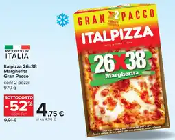 Carrefour Italpizza Margherita Gran Pacco offerta