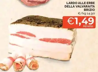 Lardo alle erbe della Valvaraita Brizio